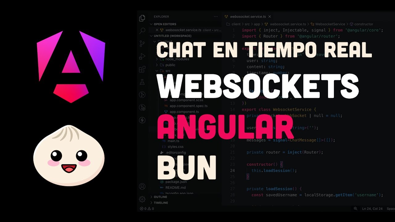 🔥 ¡CREA UN CHAT EN TIEMPO REAL con BUN + Angular! - Websockets