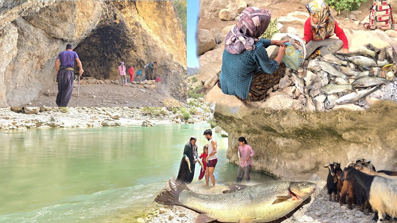 From the mountains to the wild riverside, the Mola family's fishing and nomadic life