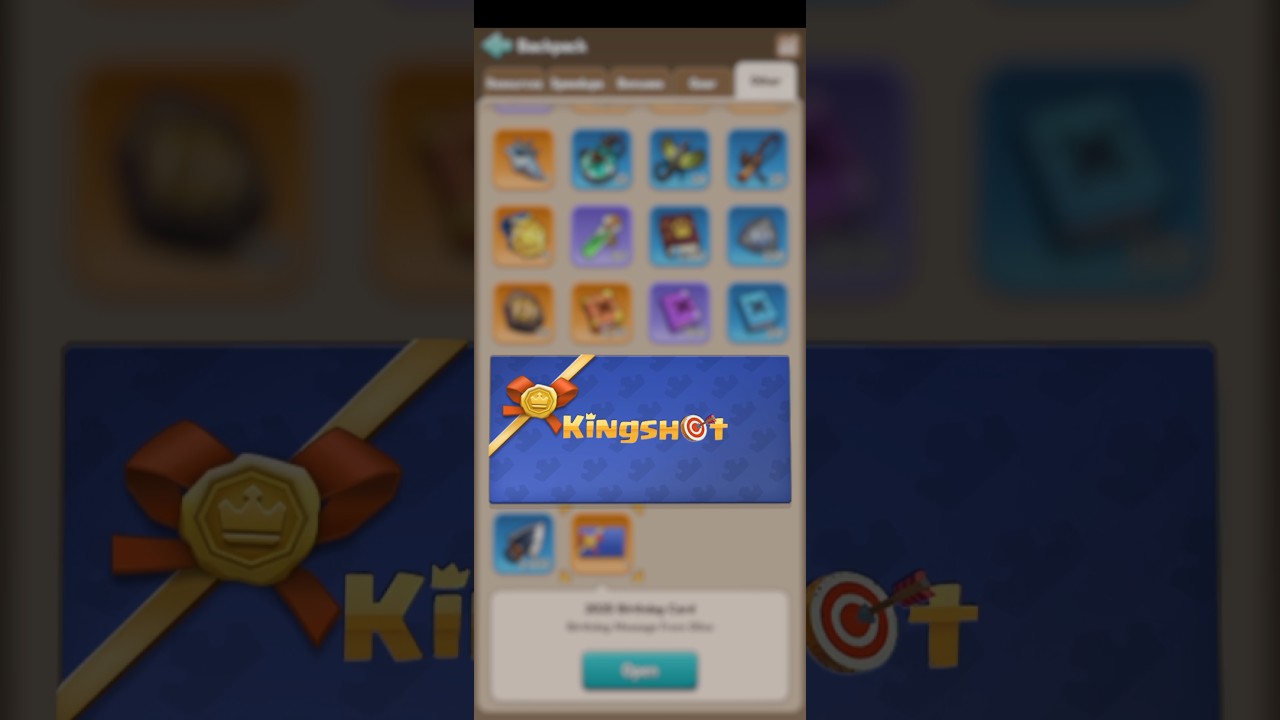 Hidden birthday easter egg in kingshot ! #kingshot