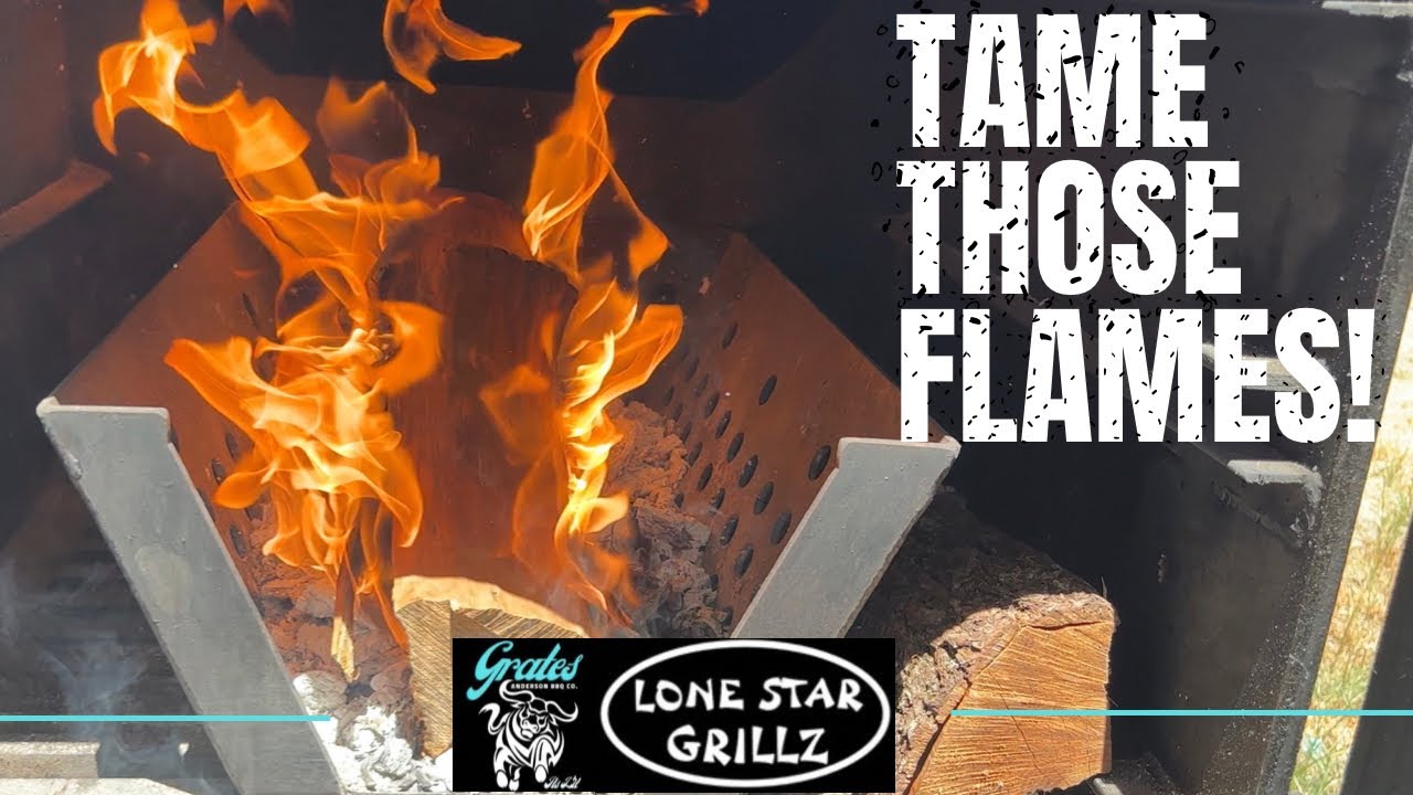 FIRE MANAGEMENT ON A LONE STAR GRILLZ OFFSET SMOKER