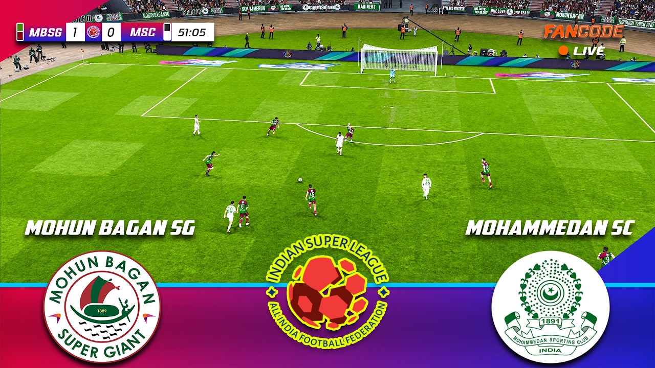 ⚡Mohammedan SC vs. Mohun Bagan Super Giant : ISL 2025-26 🔥 #isl #mohunbagan #mohammedan