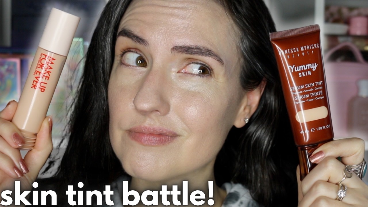 Skint Tint Battle! Makeup Forever Super Boost Skin Tint vs  Danessa Myricks Yummy Skin Tint