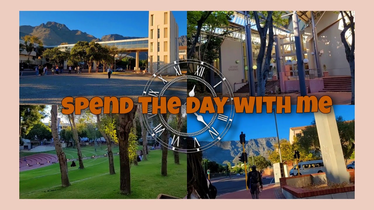 Spend the day with me | let's go to CAMPUS | CPUT D6 campus | South African 🇿🇦