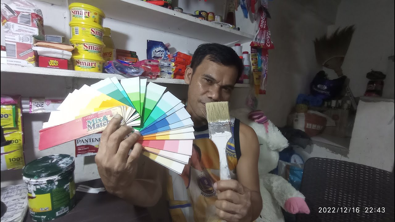 LIGHT BLUE PAINT EASY MIX #1 (TAGALOG TUTORIAL)