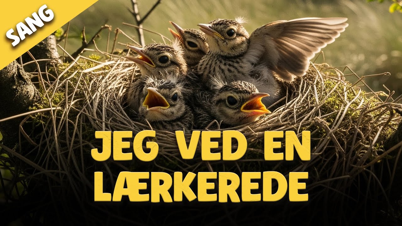 Jeg ved en lærkerede – klassisk dansk børnesang | godnatsang for børn