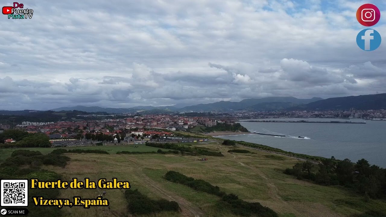 Video con Drone del Fuerte de la Gálea, (Getxo),  Pais Vasco (DJI Mini SE)