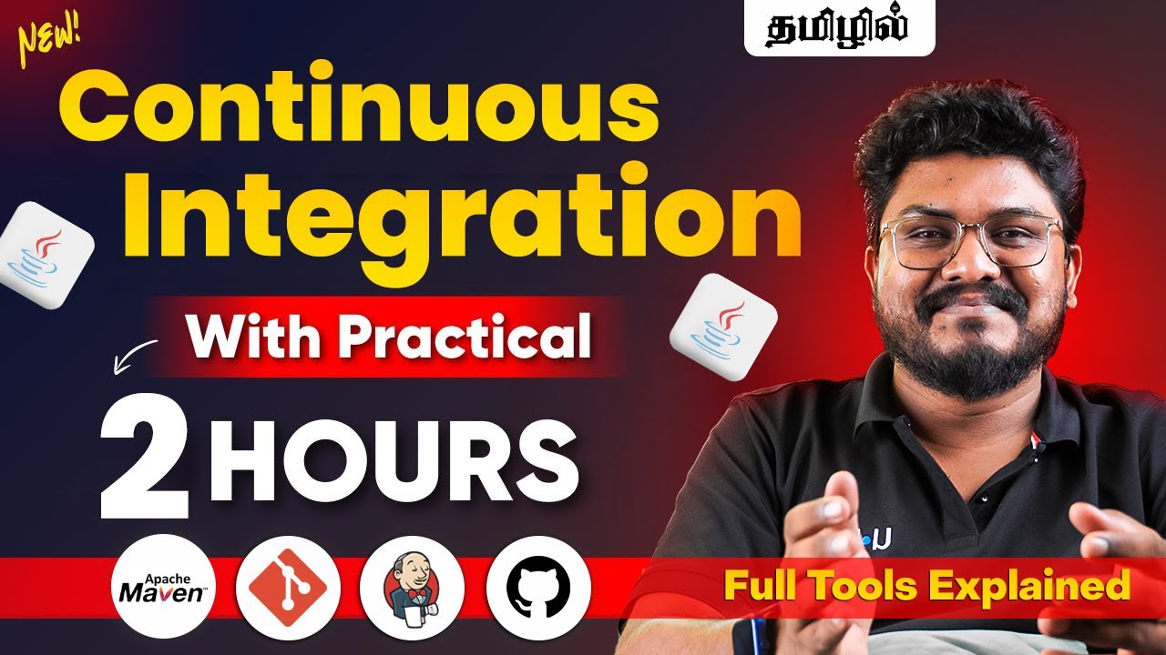 Continuous Integration Tools  ( Maven  & Jenkins & GIT &  GITHUB  ) |  in தமிழ்