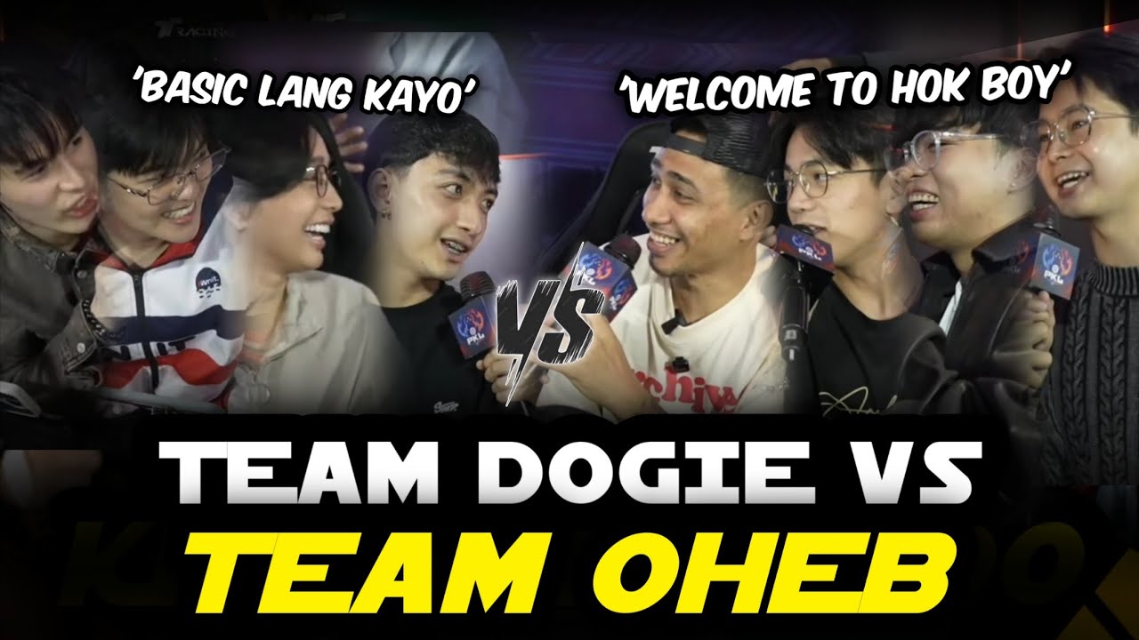 this is The Most HYPED Showmatch Ever! Team Dogie vs Team Oheb in HOK!