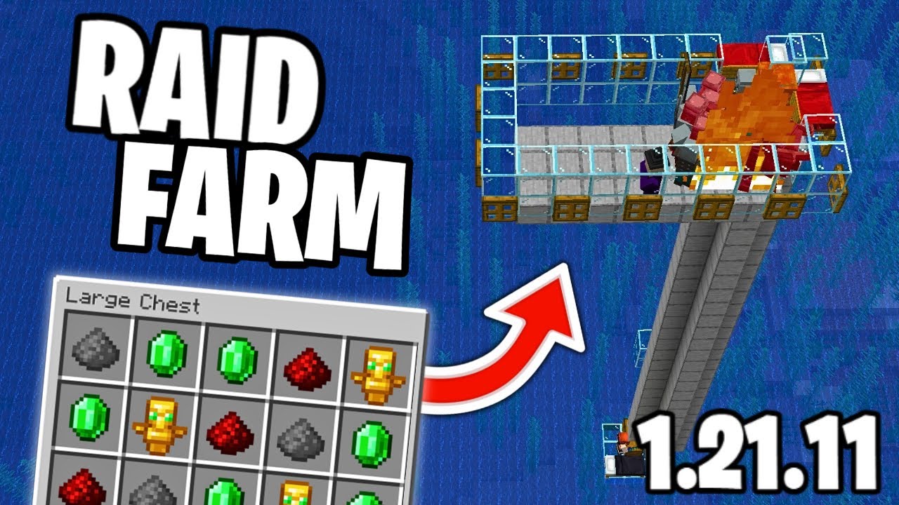 Easy Raid Farm Tutorial! Minecraft Java 1.21.11