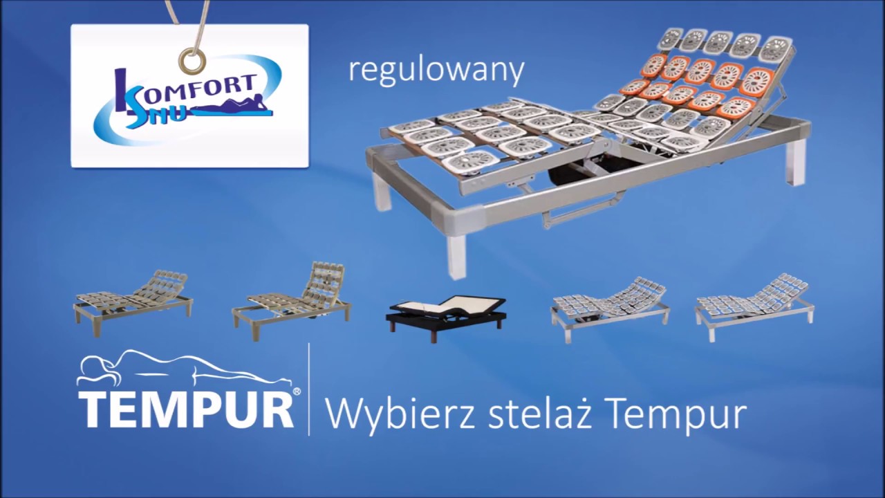 Promocja Luksusowy Stelaż Tempur za 50% Kup Teraz