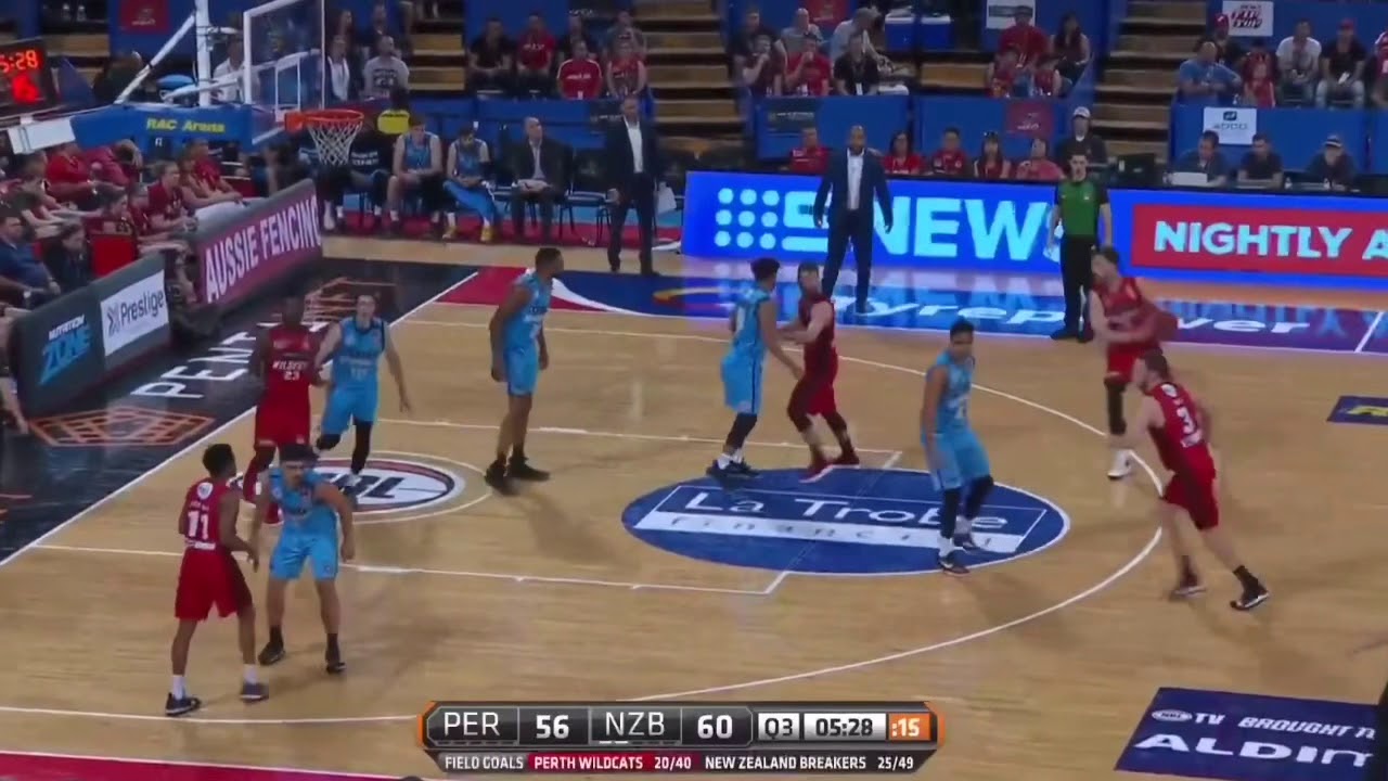 Angus Brandt on the perimeter