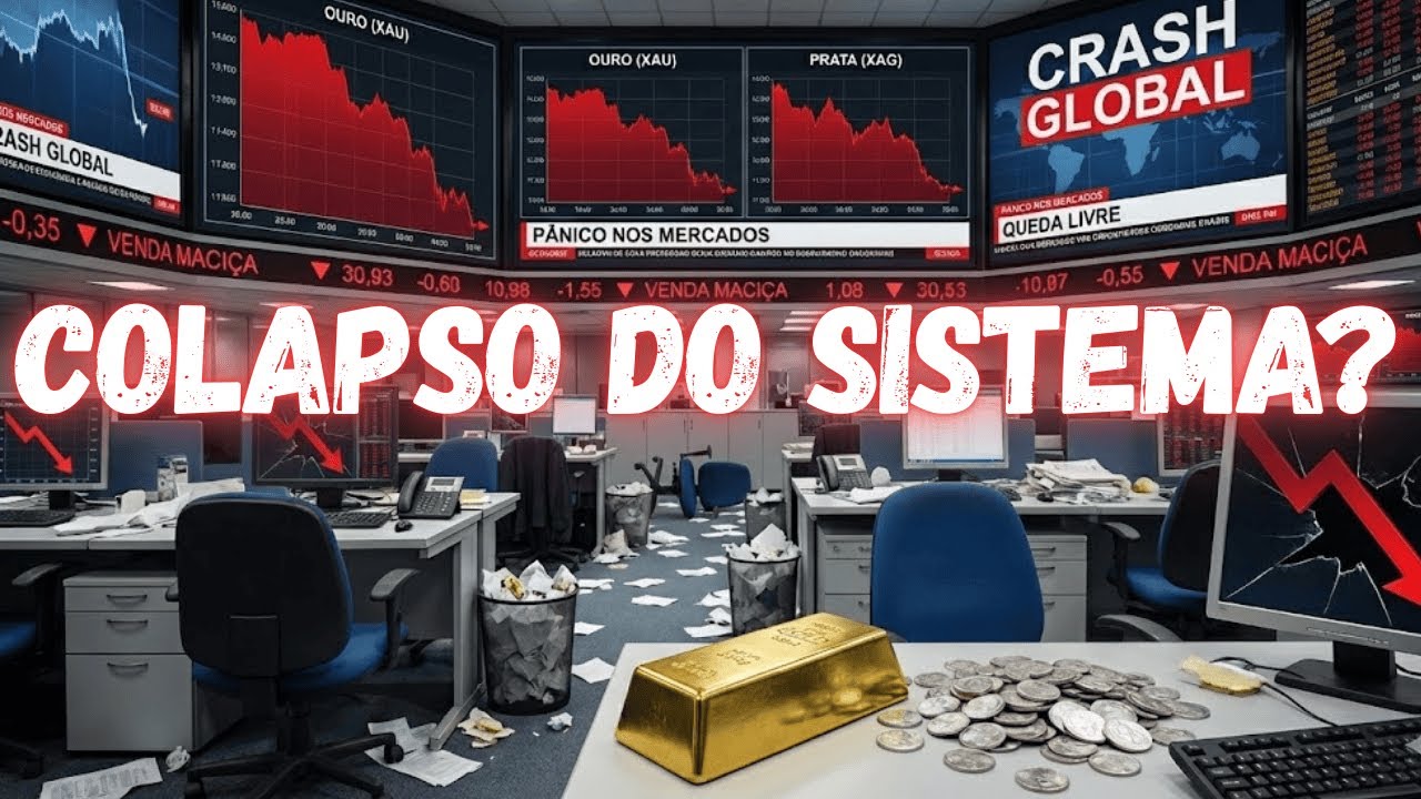 Ouro E Prata caem mais de 35% em um dia! O sistema colapsou e foi Manipulado? Entenda toda a queda!