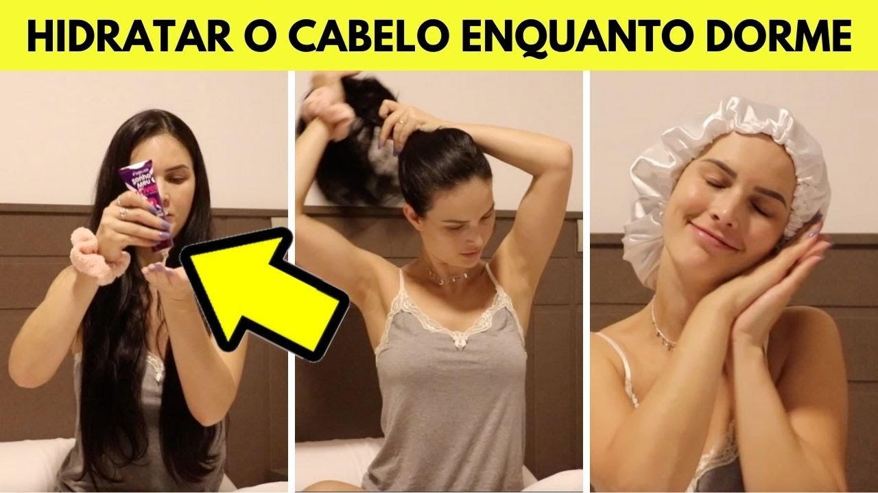 COMO HIDRATAR O CABELO ENQUANTO VOCÊ DORME! por Julia Doorman