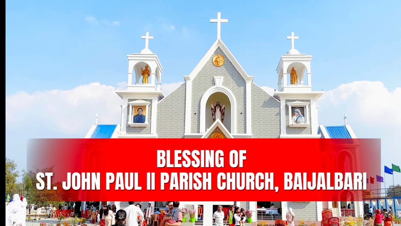 Inauguration of St. John Paul II Parish Church, Baijalbari Khowai || Intas Jz Official 