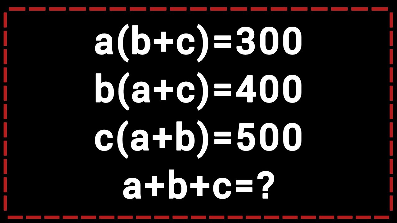 A Tricky Math Olympiad Question For Competitive Exams | Maths Olympiad