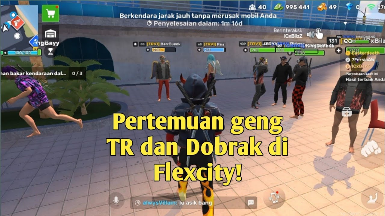 PERTEMUAN GENG TR DAN DOBRAK DI FC BERUJUNG PERANG?! |Flex City Indonesia