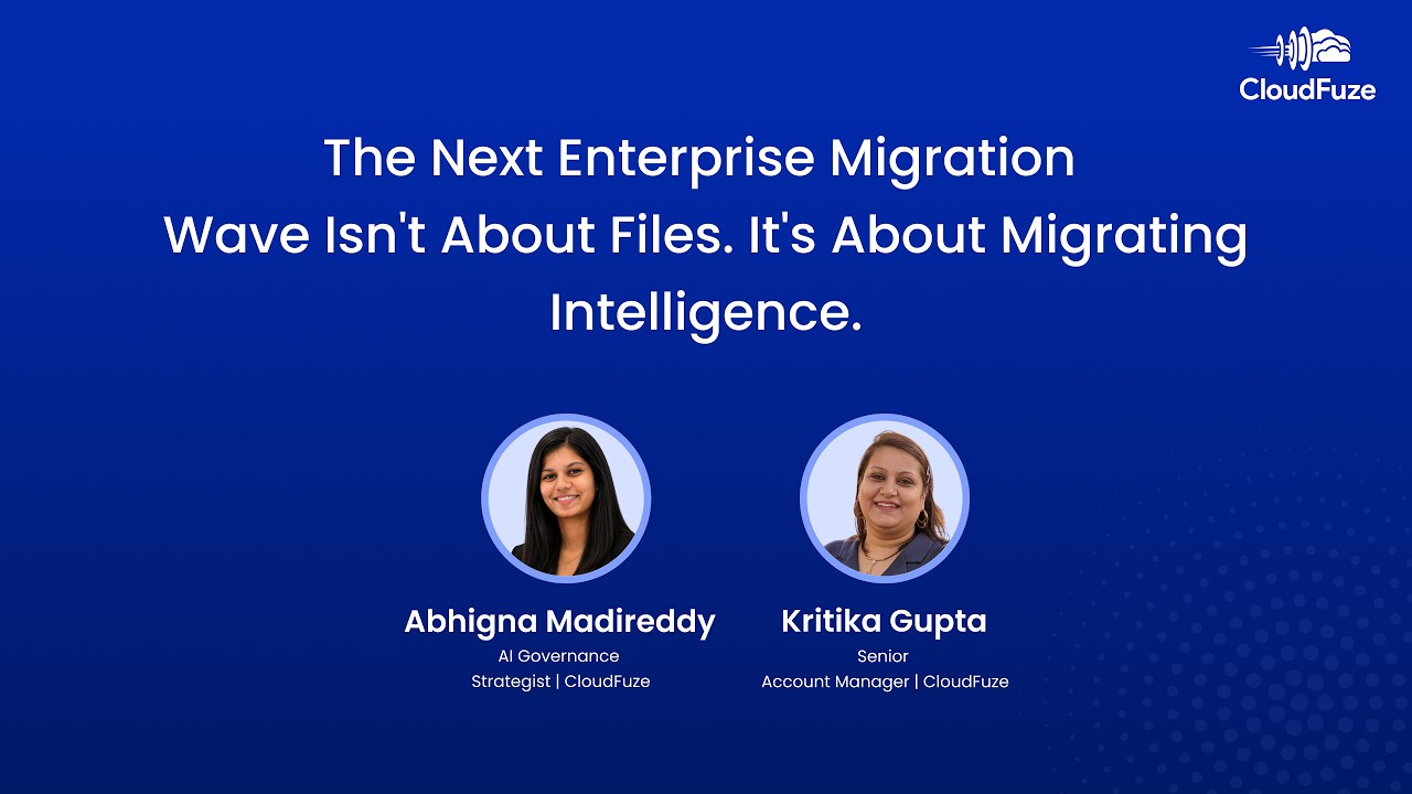 The Next Enterprise Migration Wave Isn't About Files. It's About Migrating Intelligence.
