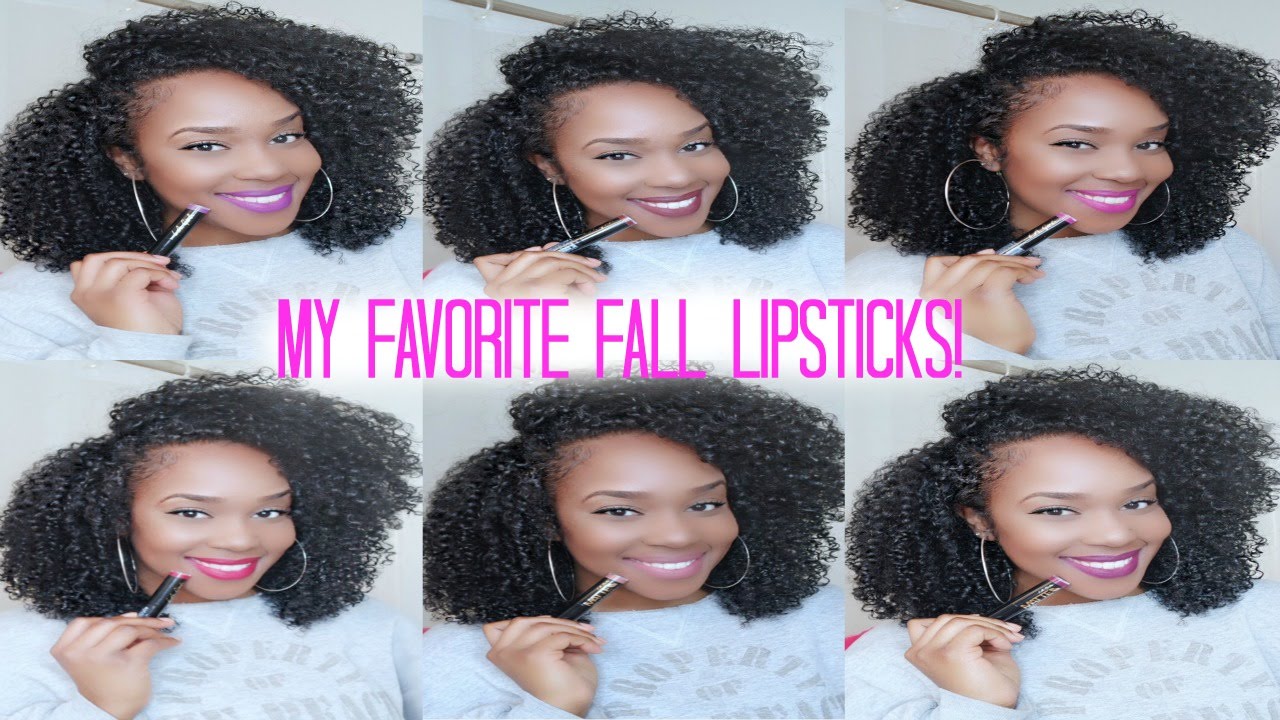 My FAVORITE Cheap Fall Lipsticks | LA Girl Matte Flat Velvet Lipsticks!