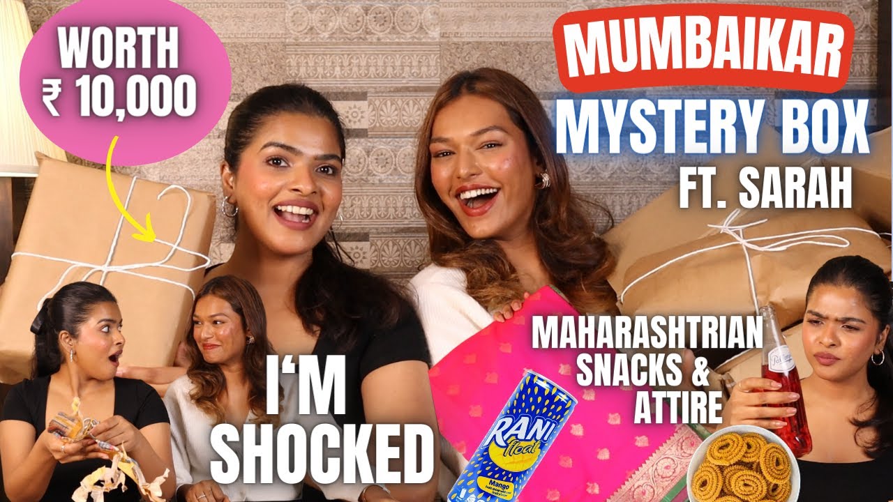 MUMBAIKAR Mystery Box made by @sarahsarosh worth ₹10,000 | I'M SHOCKED | got *unexpected* surprise