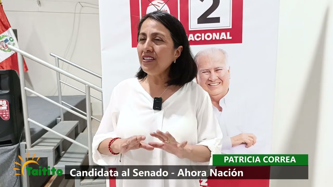 🎥 Entrevista completa | Patricia Correa – Candidata al Senado por Ahora Nación