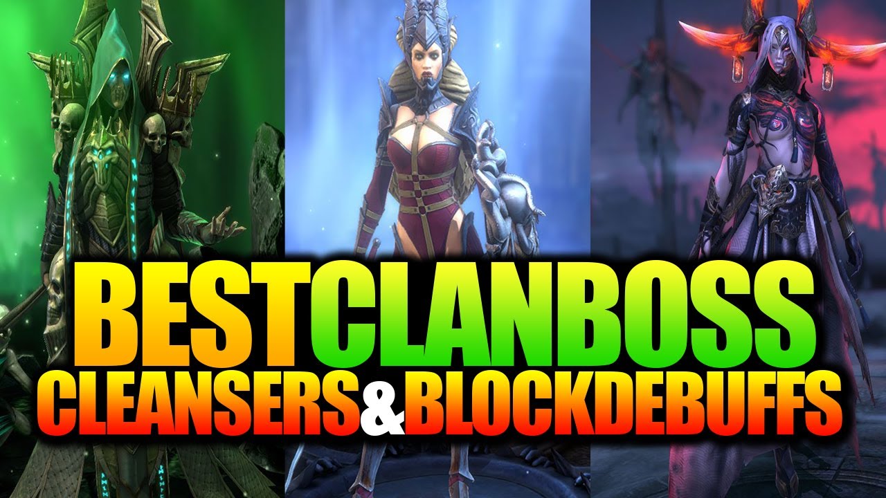 THE BEST CLEANSERS & BLOCK DEBUFFS CHAMPS! DEAL WITH THE STUN & SPIRIT AFFINITY| RAID SHADOW LEGENDS