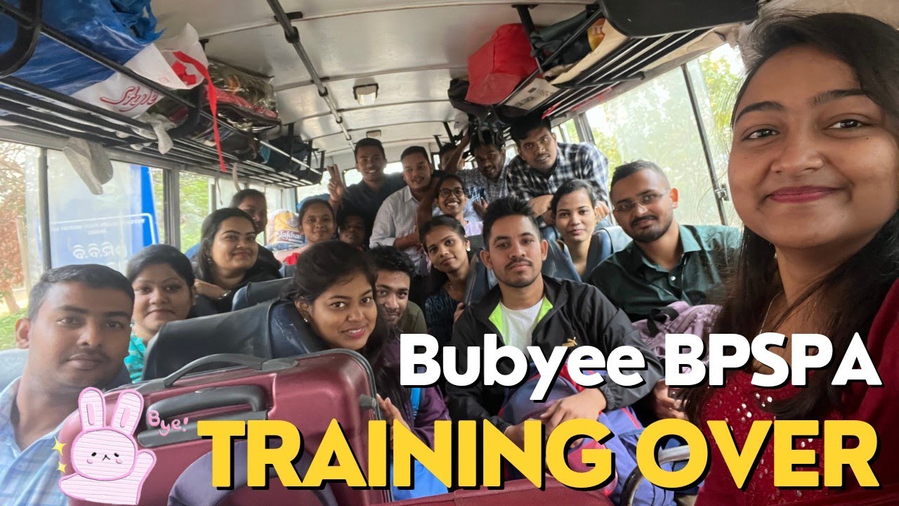 End of Training | Bubyee BPSPA | Memories made #training #cuttack #vlog82