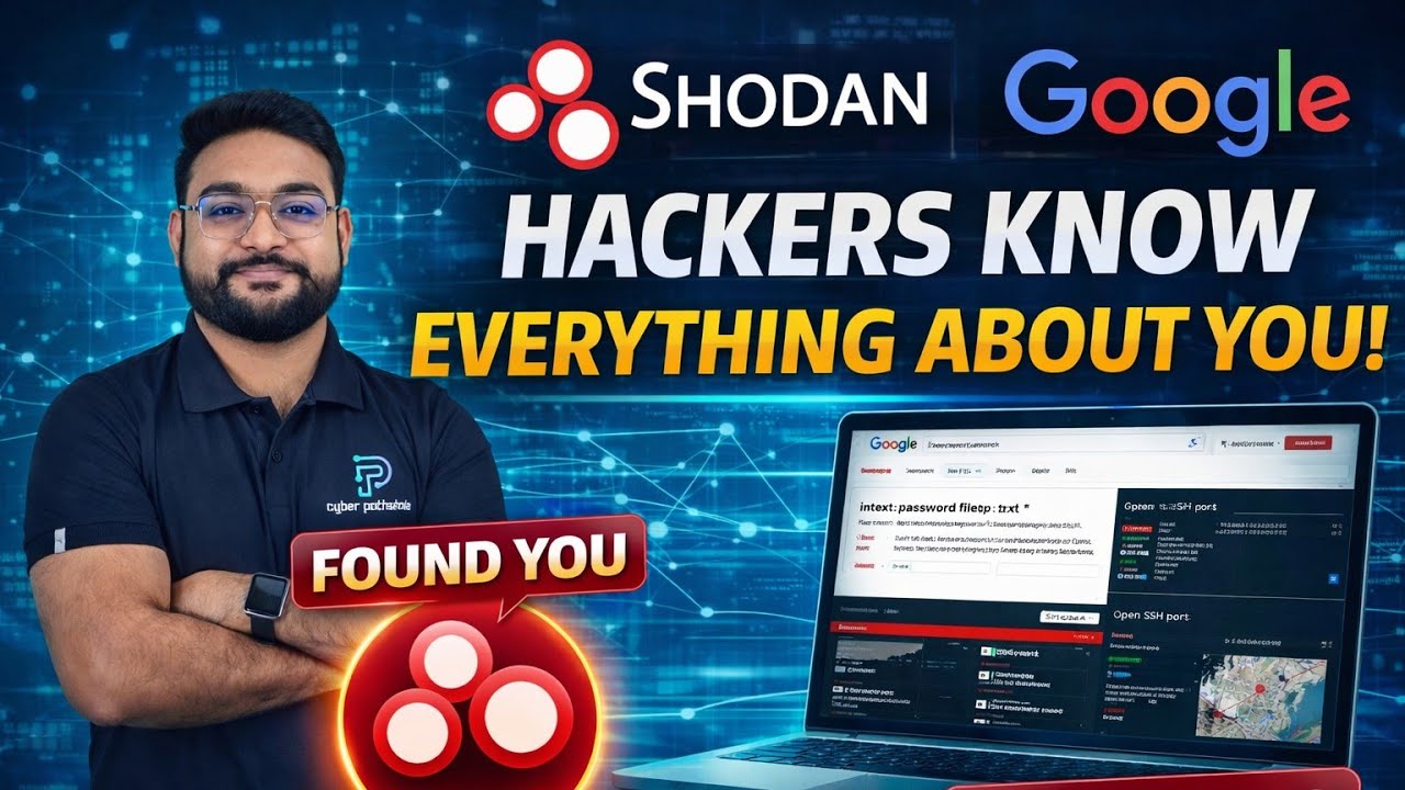 Information Gathering Masterclass 2026 | Shodan, Google Dorks & OSINT Practical 🔥
