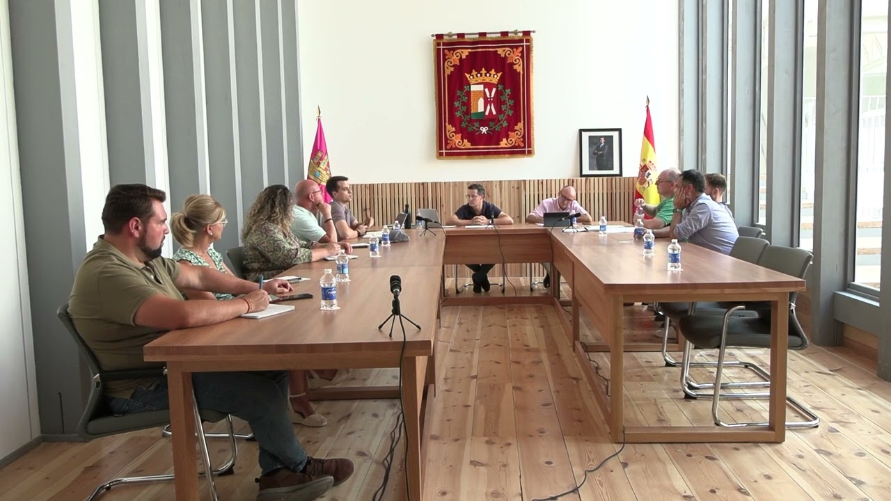 Pleno 25 de julio del Ayuntamiento de Miguel Esteban