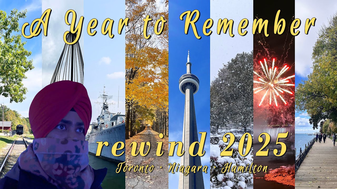 Оглядываясь на 2025 год: Мой год в Канаде 🇨🇦 | Воспоминания, города и благодарность