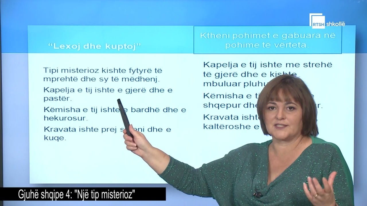Një tip misterioz| Gjuhë shqipe 4