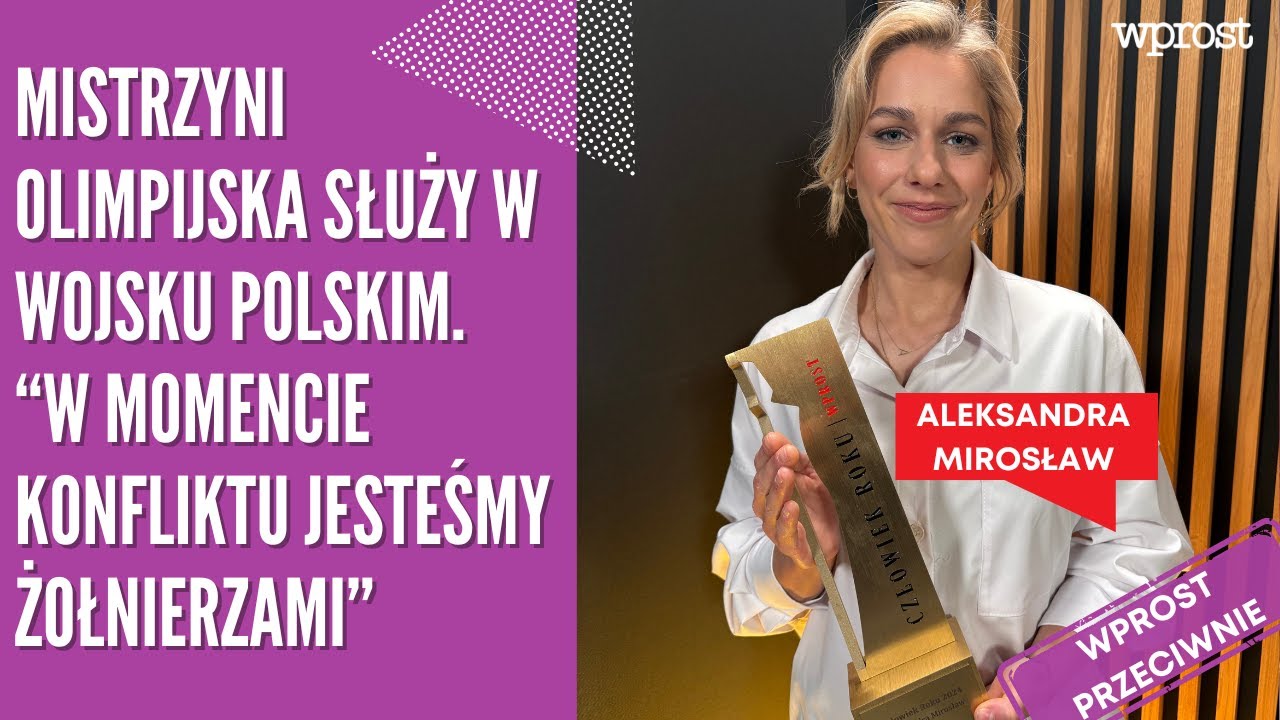 Aleksandra Mirosław CZŁOWIEKIEM ROKU 