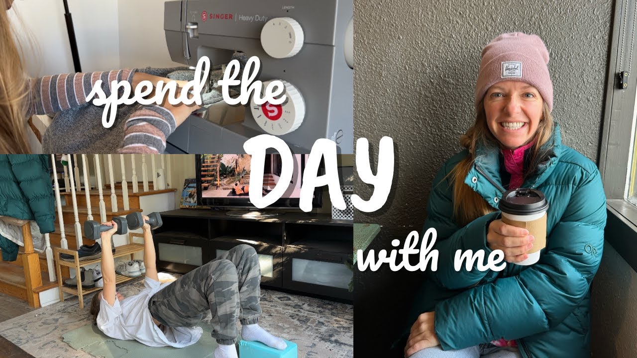 Workout, Packing and Sewing Vlog | Day in my life