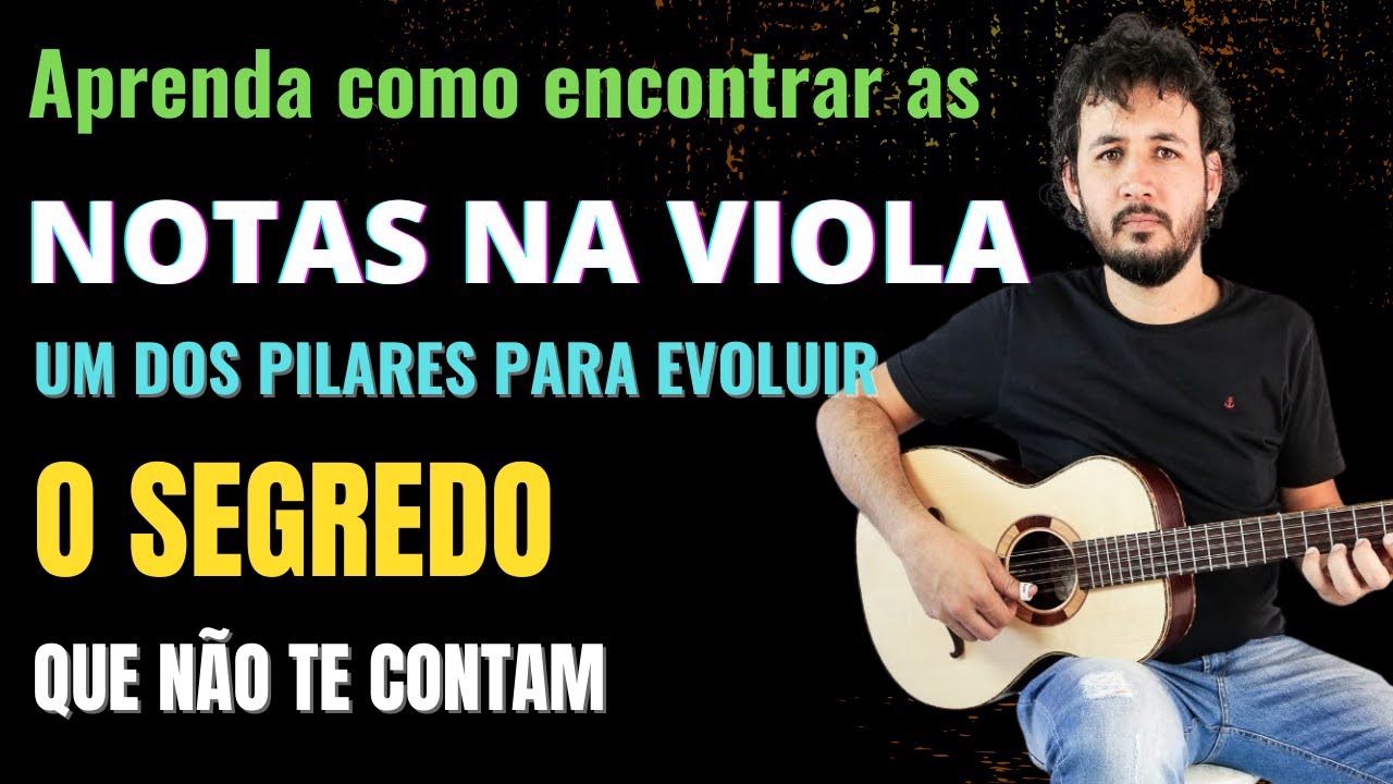 NOTAS NO BRAÇO DA VIOLA - Como Localizar (Aula completa) | Como tocar na viola