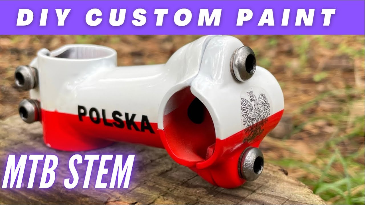 MTB STEM Custom  Painting ! | BIKE STEM RESTORATION