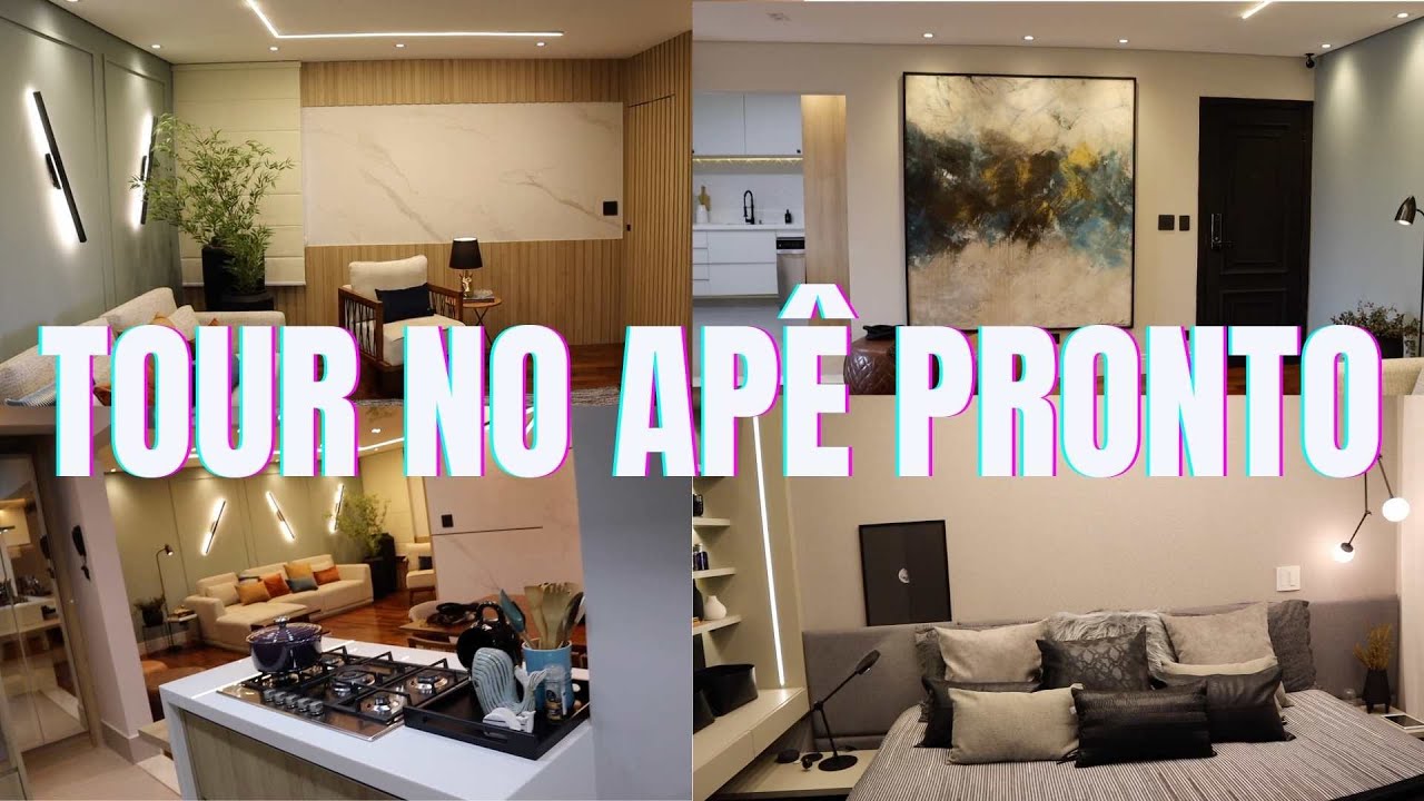 TOUR NO APARTAMENTO PRONTO E DECORADO | Luh Sicchierolli