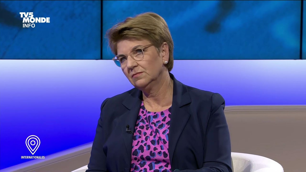 Internationales avec Viola Amherd, présidente de la Confédération suisse