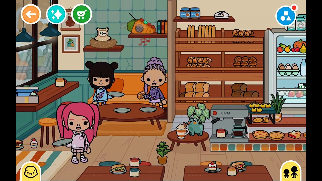 Toca boca. Кафе