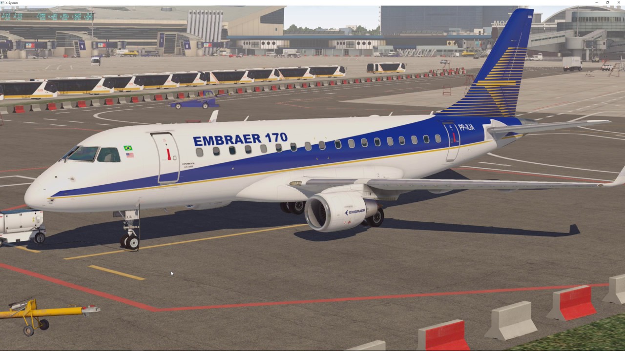 X-plane 11 | SSG E-Jets 170 | Проба модели
