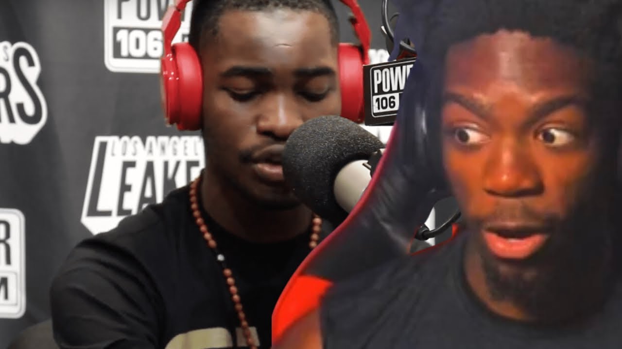 NOO WAYY HE MADE ME GLITCH! Dave Freestyles With LA Leakers Reaction