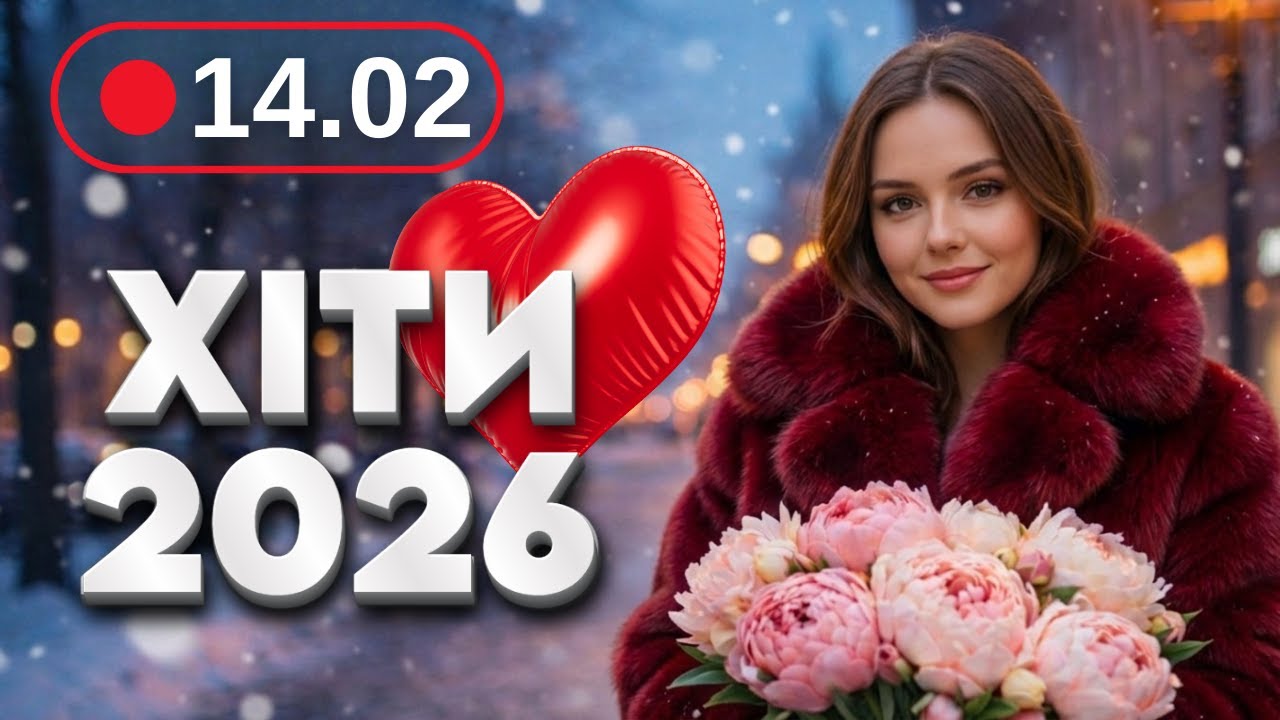 Хіти 2026 ❄️ 14 лютого - Нова музика для гарного настрою | Українські пісні для роботи та відпочинку