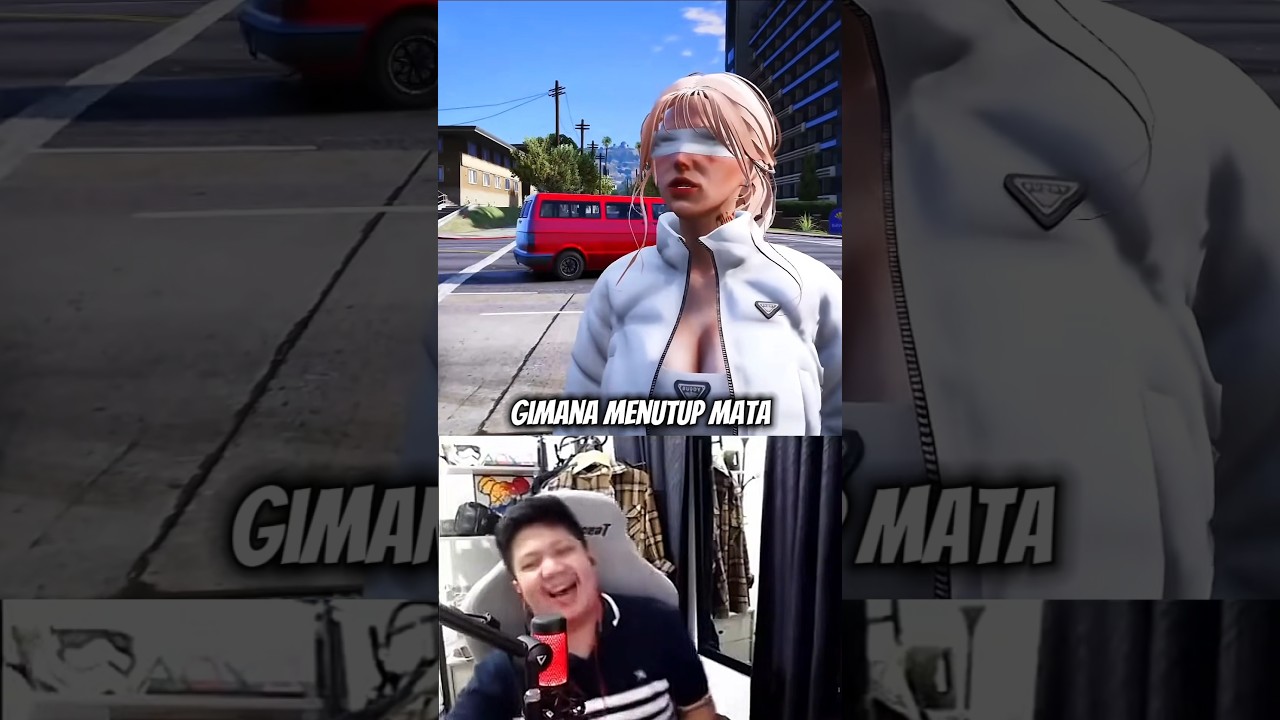 PANTESAN NABRAK MATANYA DI TUTUP WKWK #shorts #dvinzi #gta5