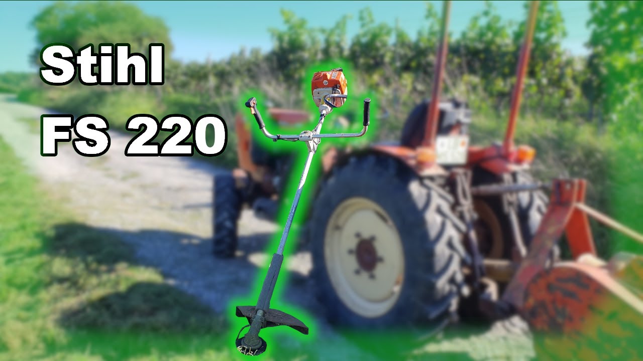 Weinberg mähen mit einem Stihl FS 220 | Mr.Schubi.