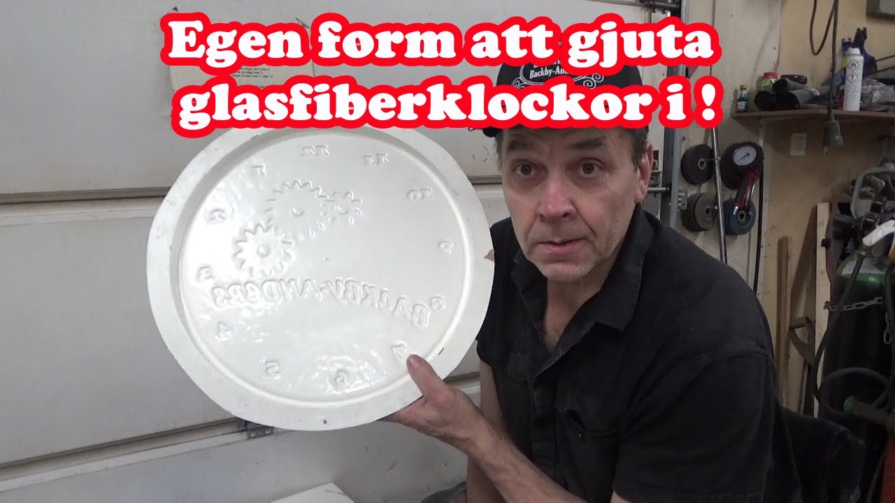 Klockform i glasfiber!