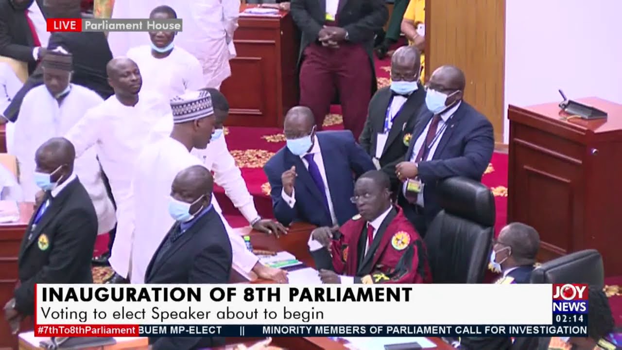 Inauguration of 8th Parliament: Voting to elect Speaker about to begin - JoyNews (7-1-21)