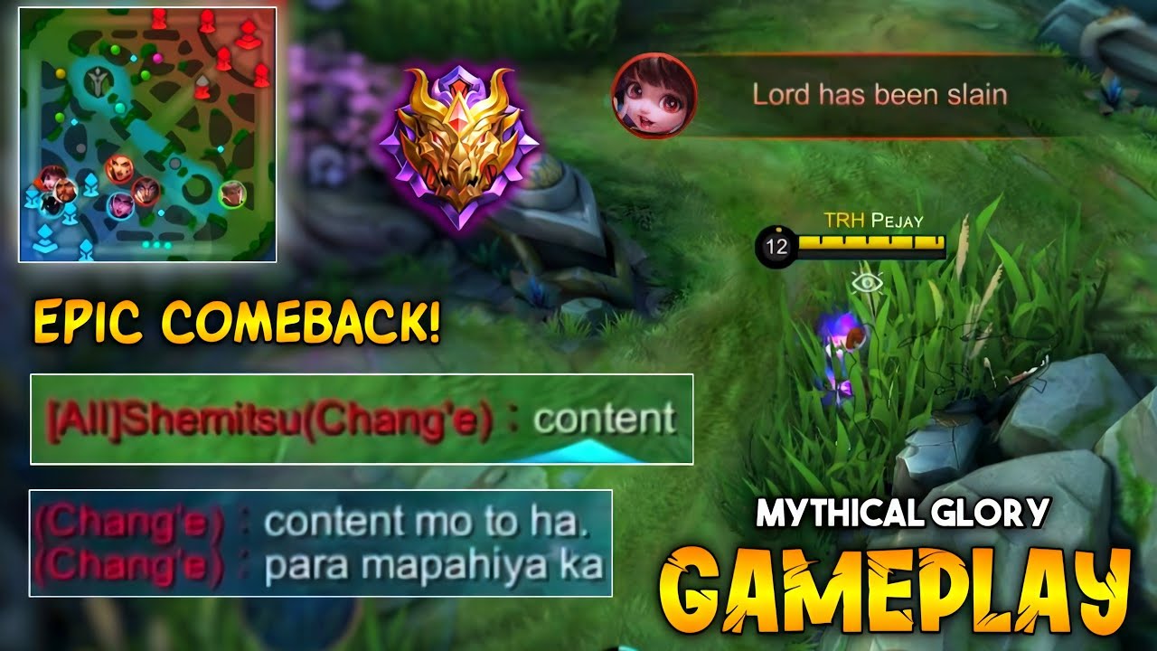 Chang`e Guess They win And They Want to me to Content this Gameplay | Epic Comeback! | MLBB