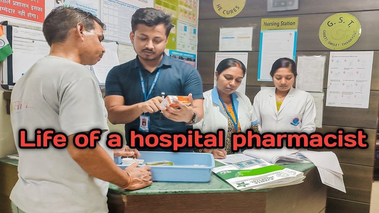 A full day in the life of a hospital pharmacist || Ajanta hospital and IVF centre Lucknow
