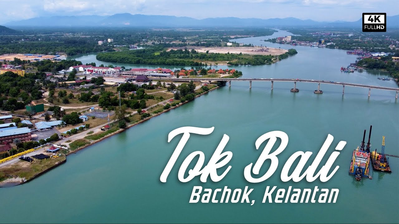 Tok Bali, Pasir Puteh, Kelantan | Pantai Tok Bali | Tok Bali Supply Base, Bachok Kelantan (4k Video)