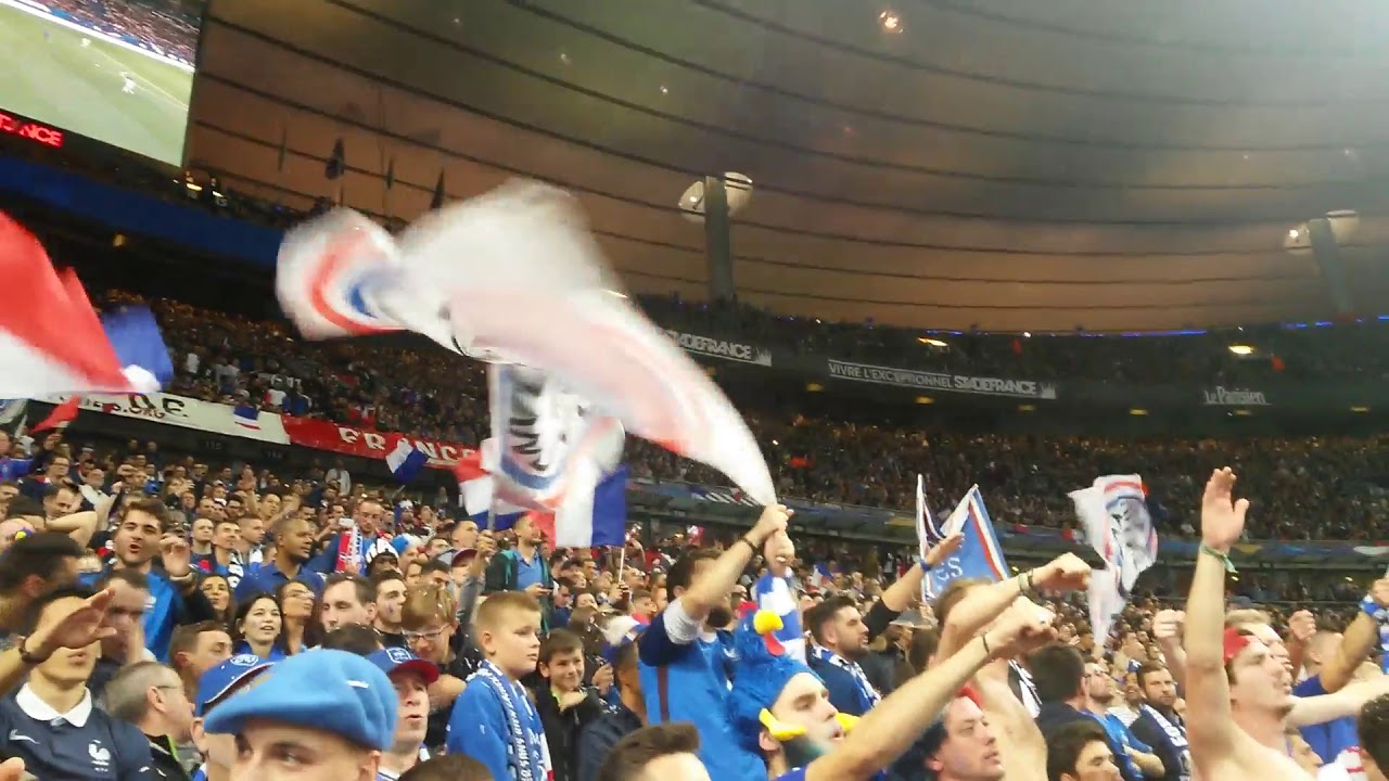 Stade de France KOP supporters Equipe de France vs Bielorussie 10/10/2017