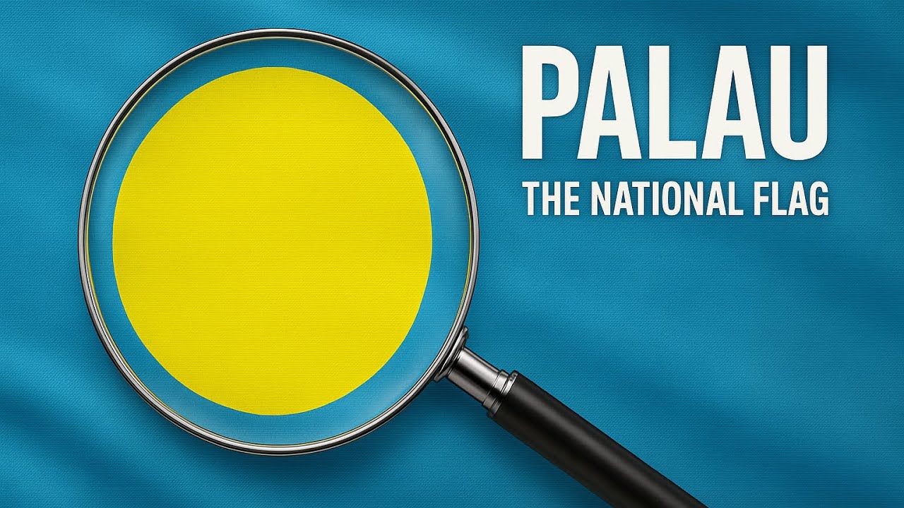 Palau flag - Thats no Sun!