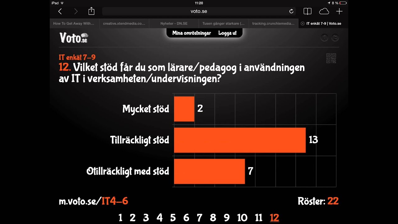 Presentation av f&ouml;runders&ouml;kning
